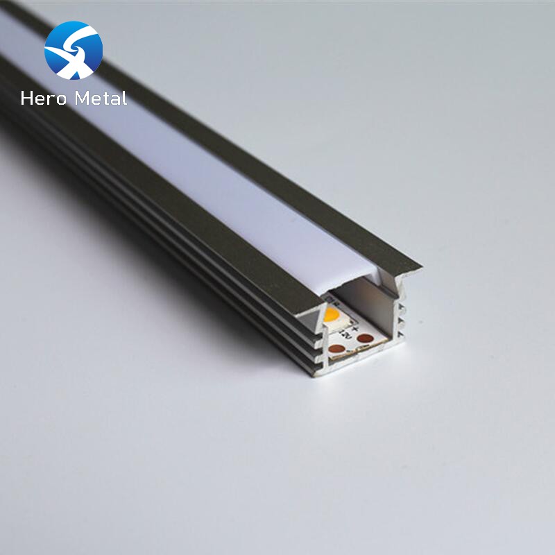 curved arc angle profile for led light